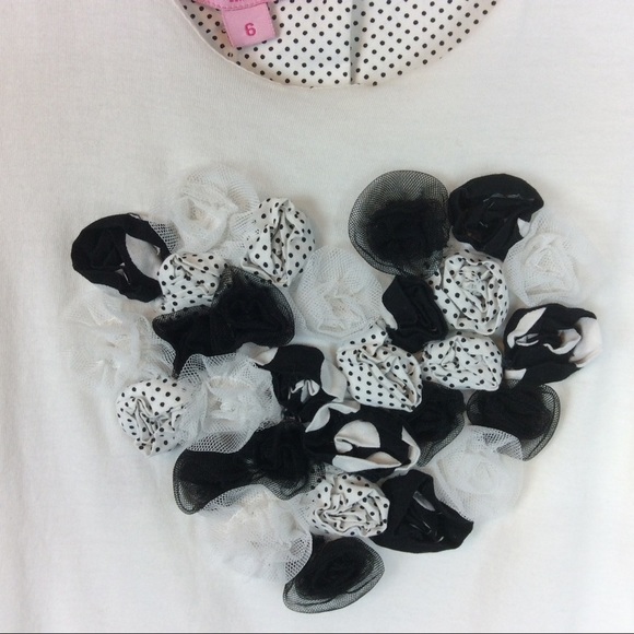 New Beetlejuice of London Heart Tulle Dot Dress - Picture 2 of 6